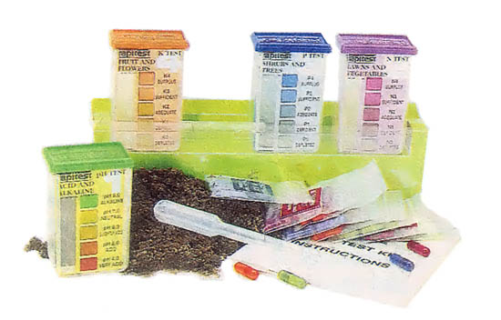 Lee Valley soil test kit.